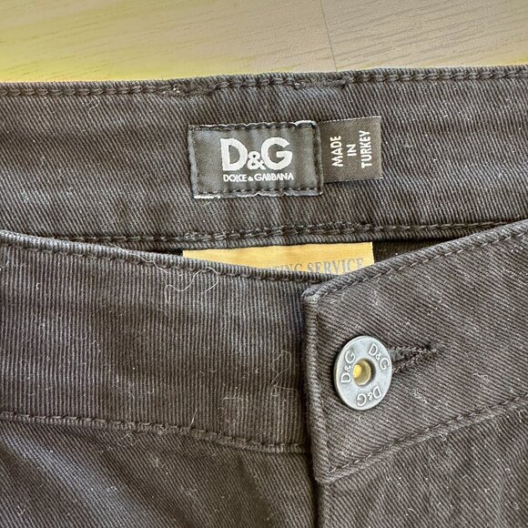 Dolce & Gabbana Pretty Jeans NWT 32 Tight Fit Black Zipper Ankle - Picture 3 of 10